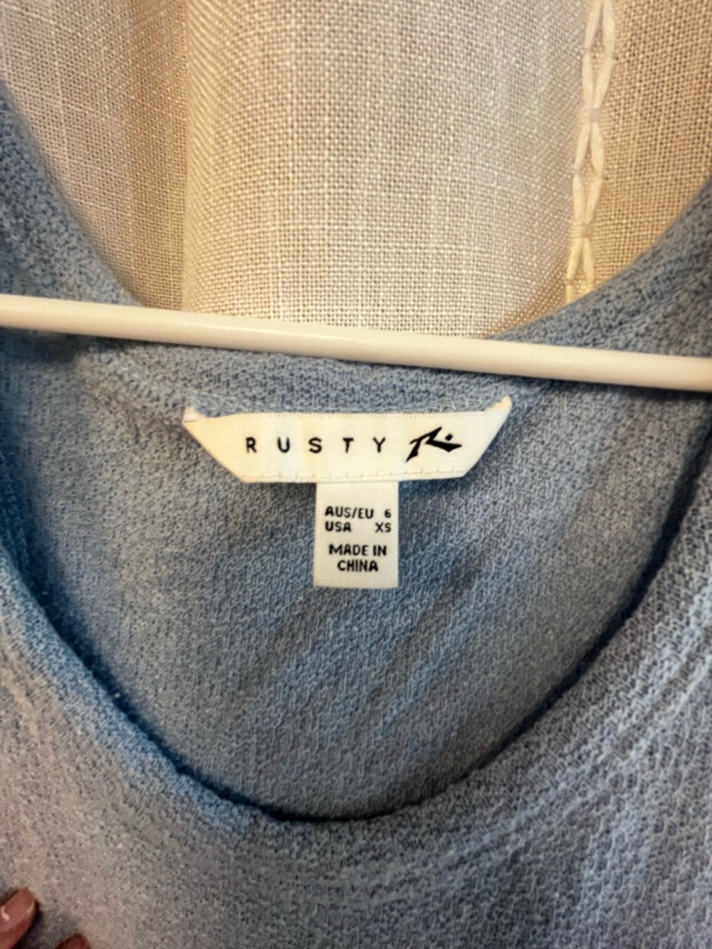 Rusty Light Blue Racerback Maxi Dress - Picture 3 of 4